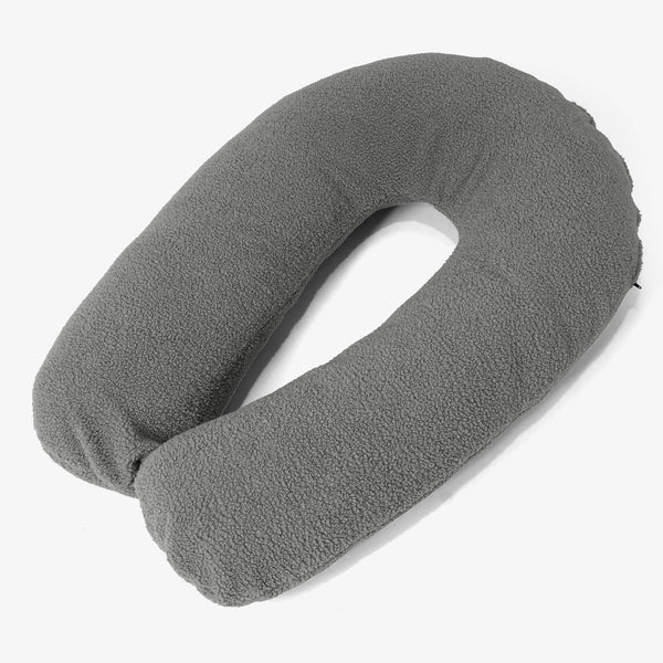 Knuffelkussen - Boucle Grijs 01