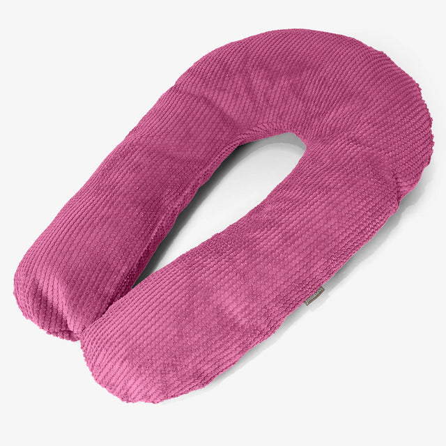 Knuffelkussen - Pompom Roze 01