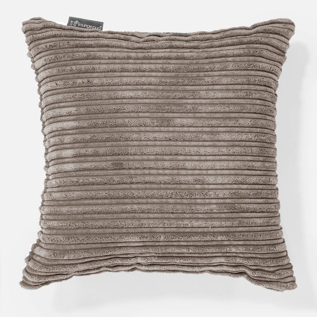 Kussenhoes 47 x 47cm - Corduroy Beigegrijs 01