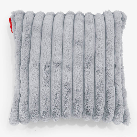 Kussenhoes 47 x 47cm - Ultra Pluche Corduroy Eendenei Blauw 01