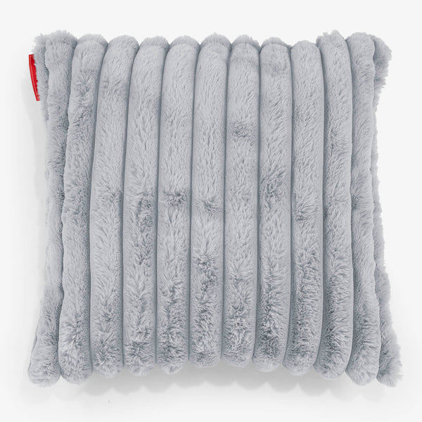 Kussenhoes 47 x 47cm - Ultra Pluche Corduroy Eendenei Blauw 01
