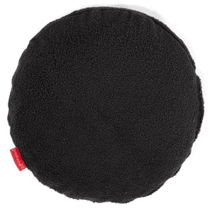 Kussenhoes Rond 50cm - Boucle Graphite Grijs