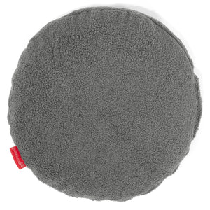 Kussenhoes Rond 50cm - Boucle Grijs