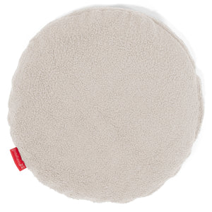Kussenhoes Rond 50cm - Boucle Ivoor