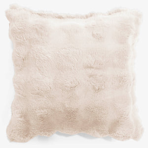 Kussenhoes 47 x 47cm - Namaakbont Bubble Crème