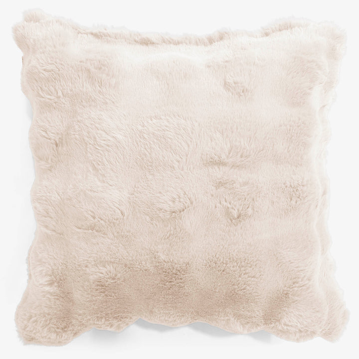 Kussenhoes 47 x 47cm - Namaakbont Bubble Crème 01