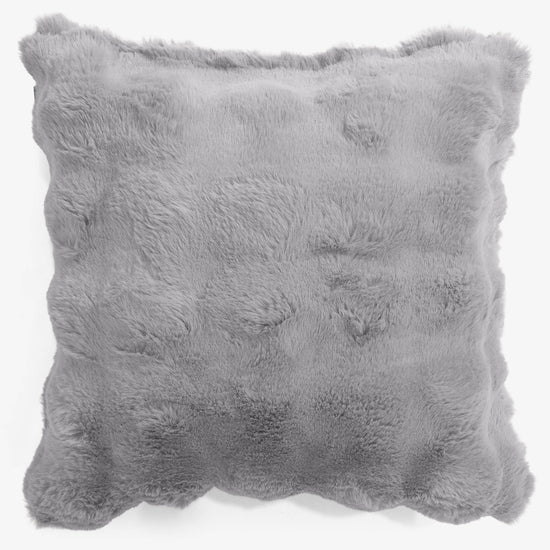 Kussenhoes 47 x 47cm - Namaakbont Bubble Grijs 01
