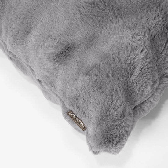 Kussenhoes 47 x 47cm - Namaakbont Bubble Grijs 02