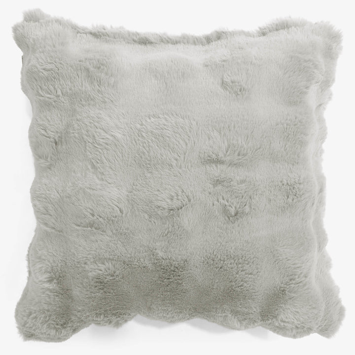 Kussenhoes 47 x 47cm - Namaakbont Bubble Saliegroen 01