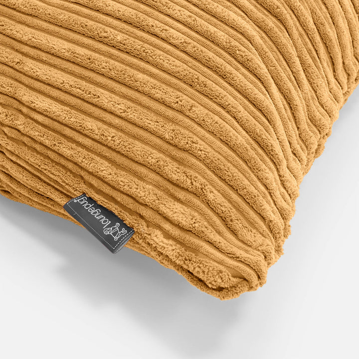 Kussenhoes Rond 50cm - Corduroy Gouden Honing 02