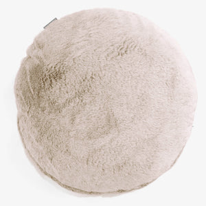 Kussenhoes Rond 50cm - Nepkonijnenbont Goudbruin