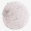 Kussenhoes Rond 50cm - Nepkonijnenbont Stoffig Roze 01