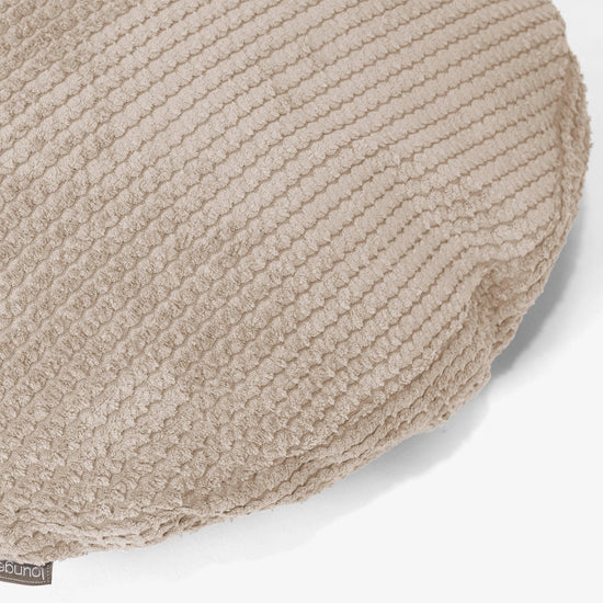 Kussenhoes Rond 50cm - Pompom Crème 02
