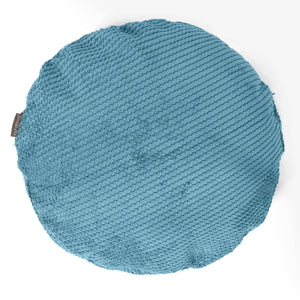 Kussenhoes Rond 50cm - Pompom Petrol