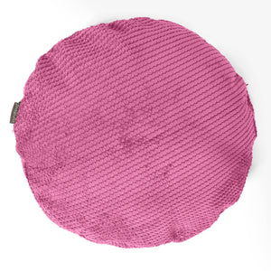 Kussenhoes Rond 50cm - Pompom Roze