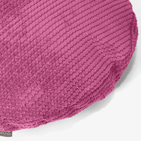 Kussenhoes Rond 50cm - Pompom Roze 02
