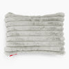 Langwerpige Kussenhoes 35 x 50cm - Ultra Pluche Corduroy Saliegroen 01