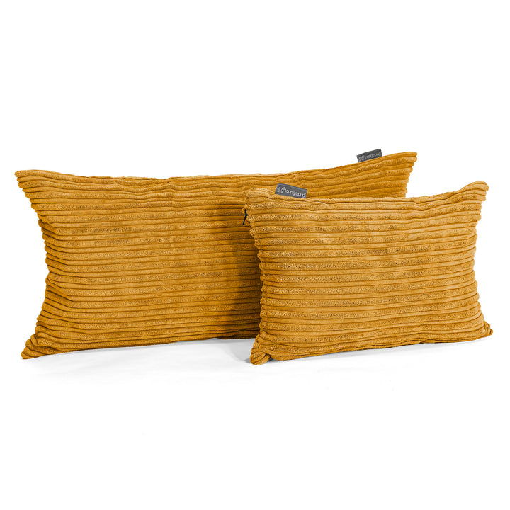 Langwerpige Kussenhoes 35 x 50cm - Corduroy Gouden Honing 03