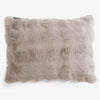 Langwerpige Kussenhoes 35 x 50cm - Namaakbont Bubble Mink 01