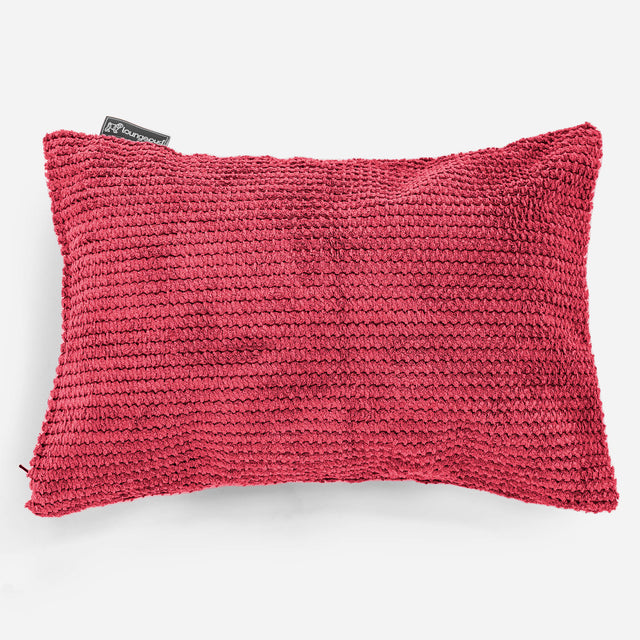 Langwerpige Kussenhoes 35 x 50cm - Pompom Pastelrood 01