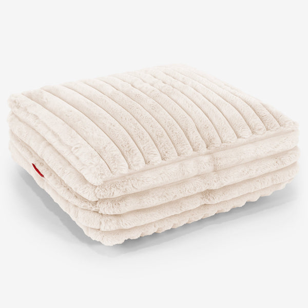 Groot Vloerkussen Vervangende Hoes - Ultra Pluche Corduroy 01