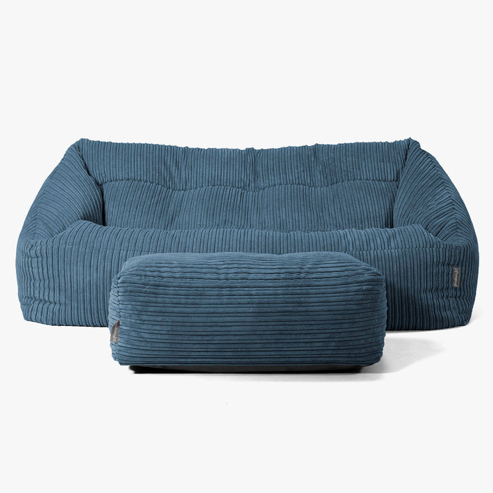 Maya Zitzakbank - Corduroy Marineblauw 02