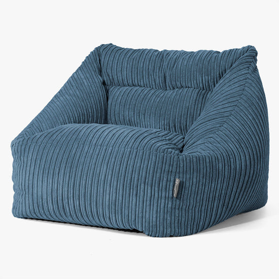 Maya Zitzakstoel - Corduroy Marineblauw 01