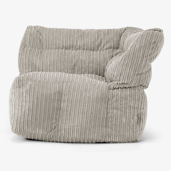 Modulaire Zitzakbank, Linker Hoekmodule - Corduroy Mink 01