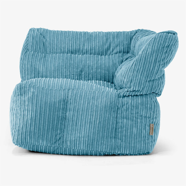 Modulaire Zitzakbank, Linker Hoekmodule - Corduroy Petrol 01