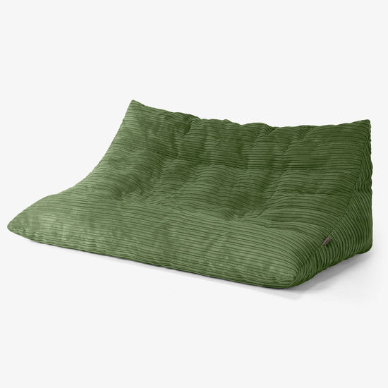 Noah Vloer Zitzakbank - Corduroy Bosgroen 02
