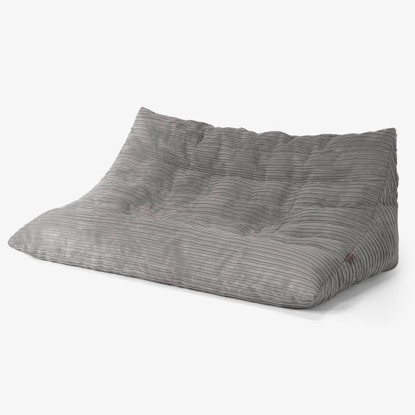 Noah Vloer Zitzakbank - Corduroy Graphite Grijs 01