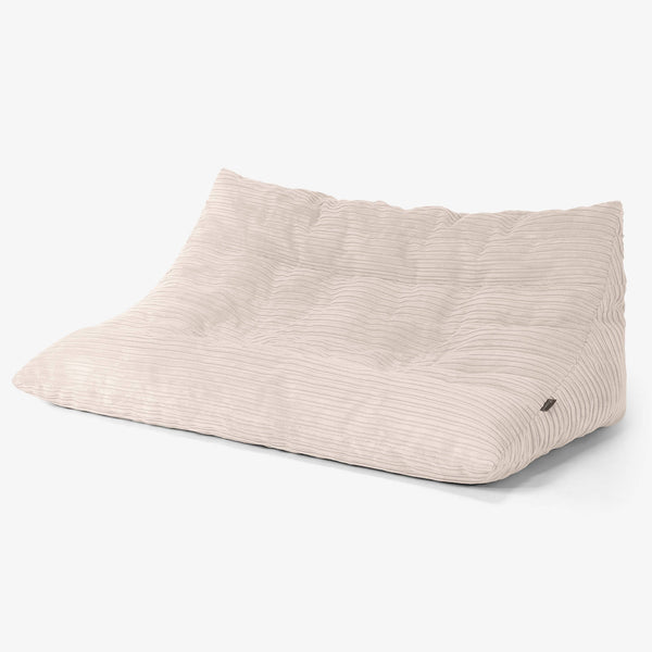 Noah Vloer Zitzakbank - Corduroy Ivoor 01