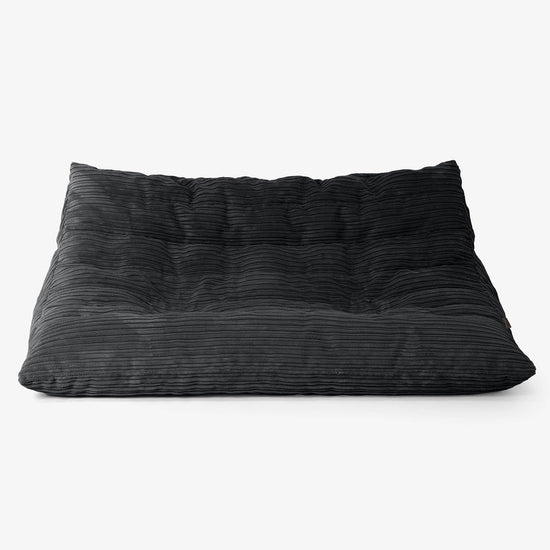 Noah Vloer Zitzakbank - Corduroy Zwart 01