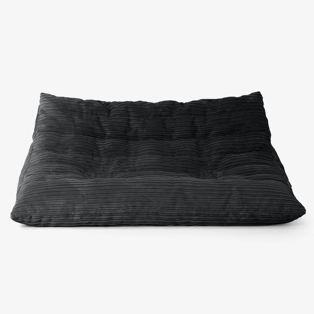 Noah Vloer Zitzakbank - Corduroy Zwart 01