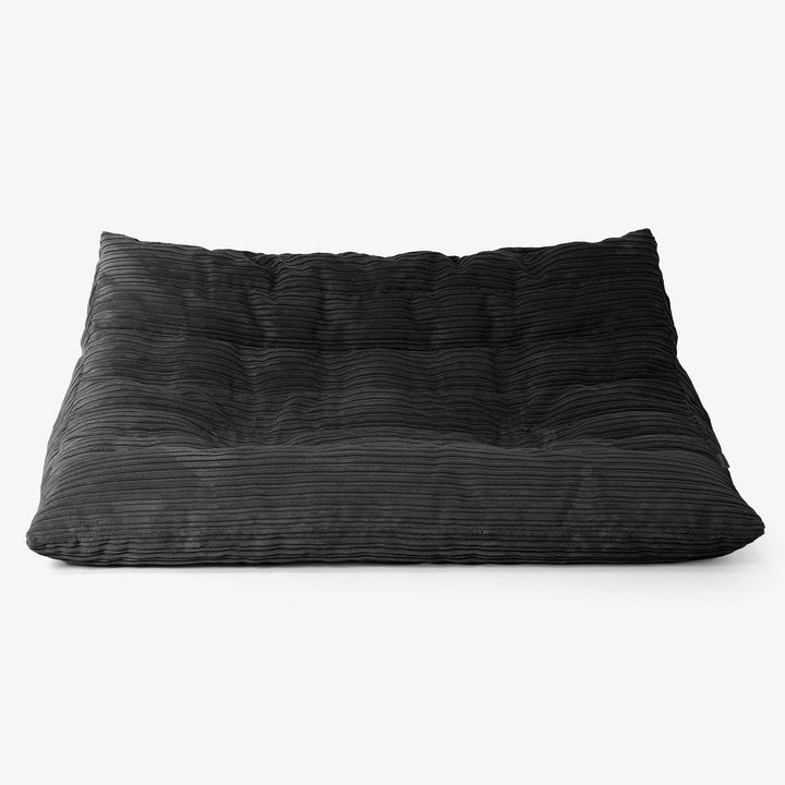 Noah Vloer Zitzakbank - Corduroy Zwart 01