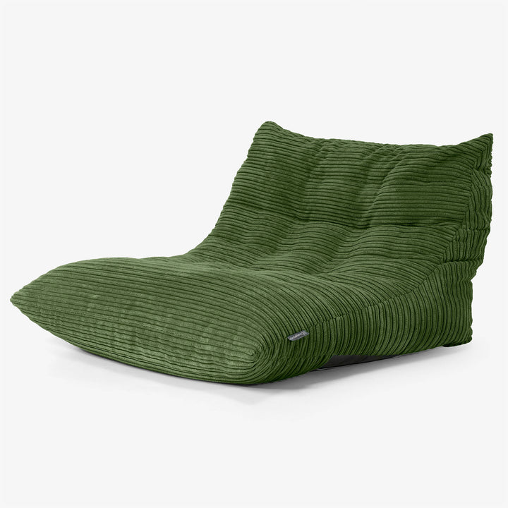 Noah Vloer Zitzakstoel - Corduroy Bosgroen 02