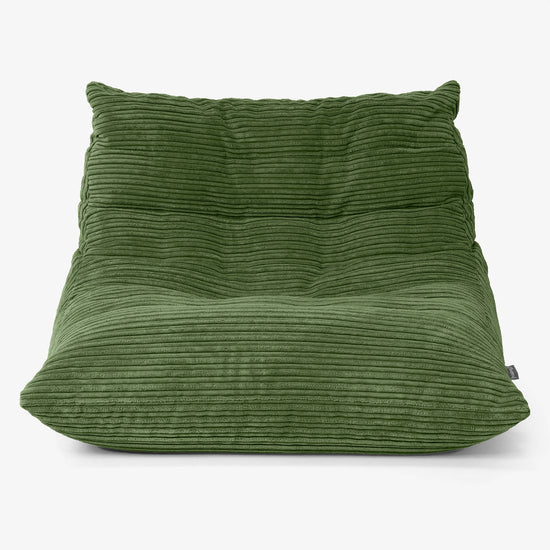 Noah Vloer Zitzakstoel - Corduroy Bosgroen 01