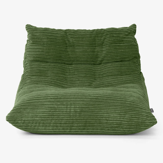 Noah Vloer Zitzakstoel - Corduroy Bosgroen 01