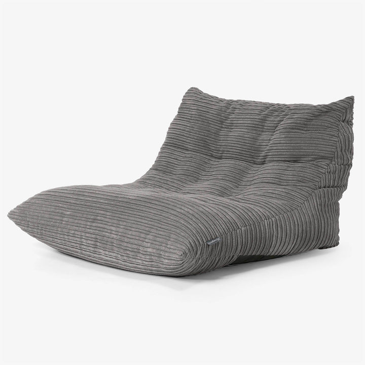 Noah Vloer Zitzakstoel - Corduroy Graphite Grijs 02