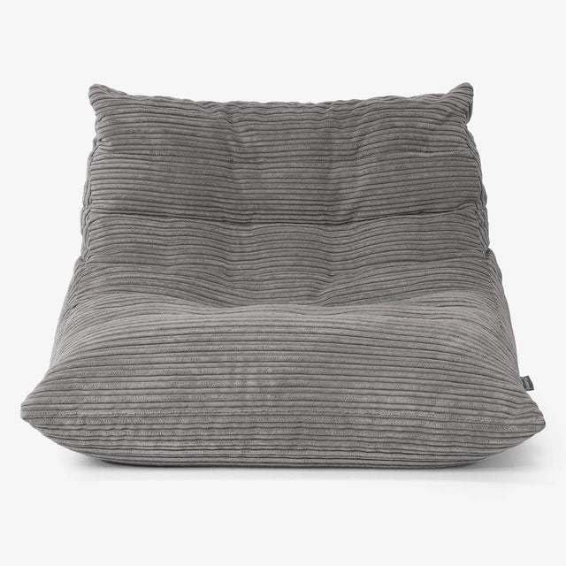Noah Vloer Zitzakstoel - Corduroy Graphite Grijs 01