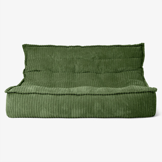 Oliver Vloer Zitzakbank - Corduroy Bosgroen 01