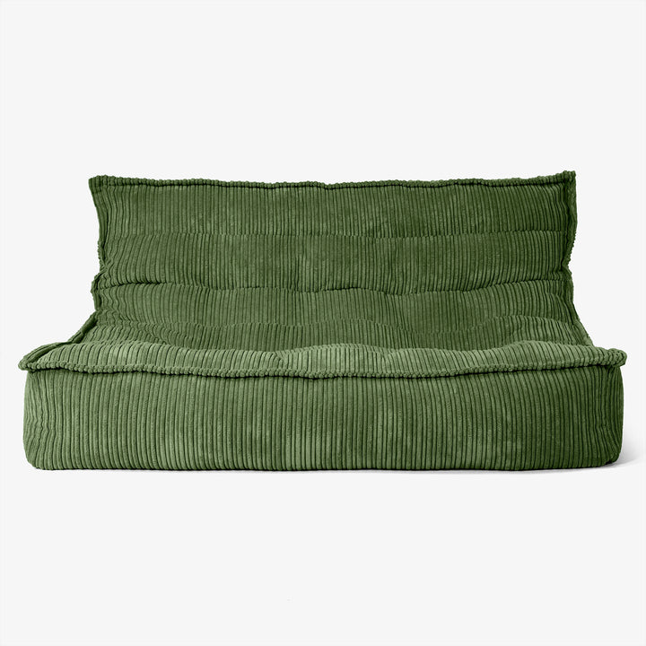 Oliver Vloer Zitzakbank - Corduroy Bosgroen 01