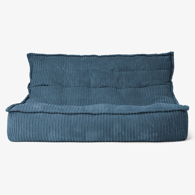 Oliver Vloer Zitzakbank - Corduroy Marineblauw 01