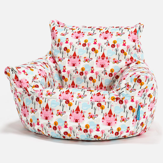 Kleuterfauteuil Zitzak 1-3 jaar oud - Afdruk Prinses 01