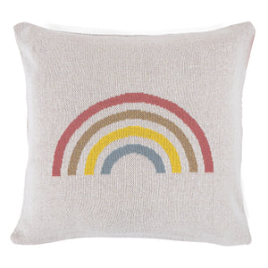 Kussenhoes 47 x 47cm - Gebreid Regenboog