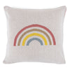 Kussenhoes 47 x 47cm - Gebreid Regenboog 01