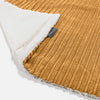 Sherpa-sprei / Deken - Corduroy Gouden Honing 01