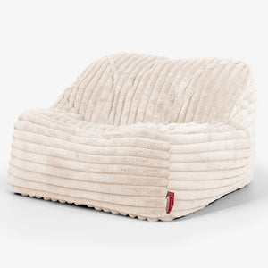 Zitzakstoel Sloucher - Ultra Pluche Corduroy Crème