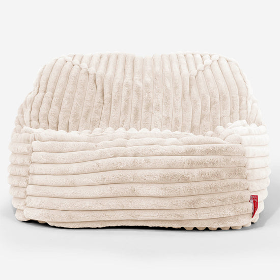 Zitzakstoel Sloucher - Ultra Pluche Corduroy Crème 02