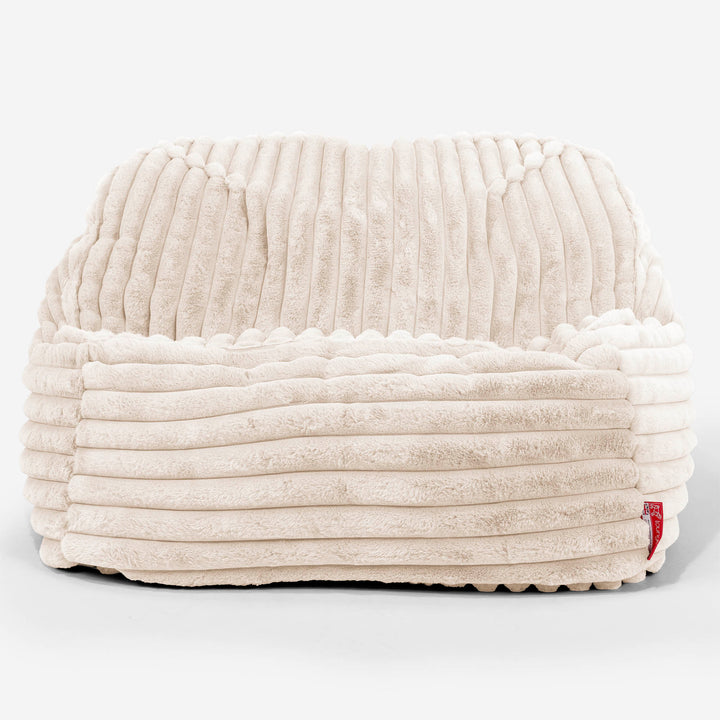 Zitzakstoel Sloucher - Ultra Pluche Corduroy Crème 02